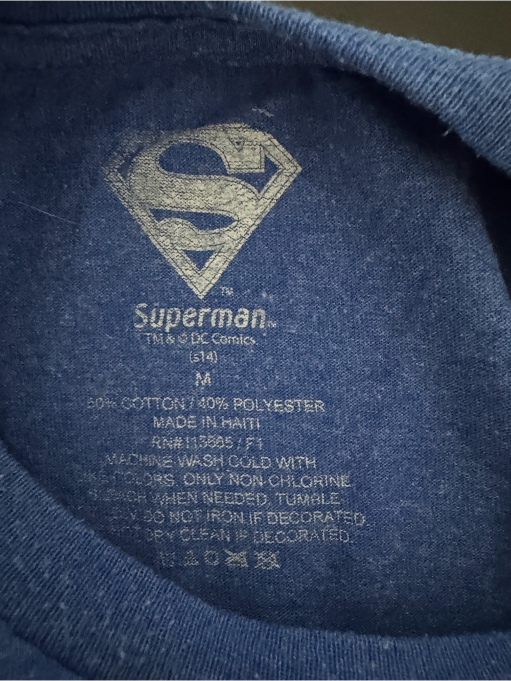 DC Comics Superman T Shirt size Medium - Picture 3 of 4